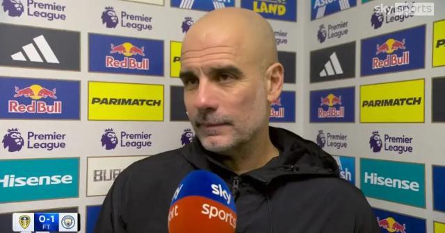 九游官网下载-瓜迪奥拉：感谢英足总让曼城有更少时间备战皇马